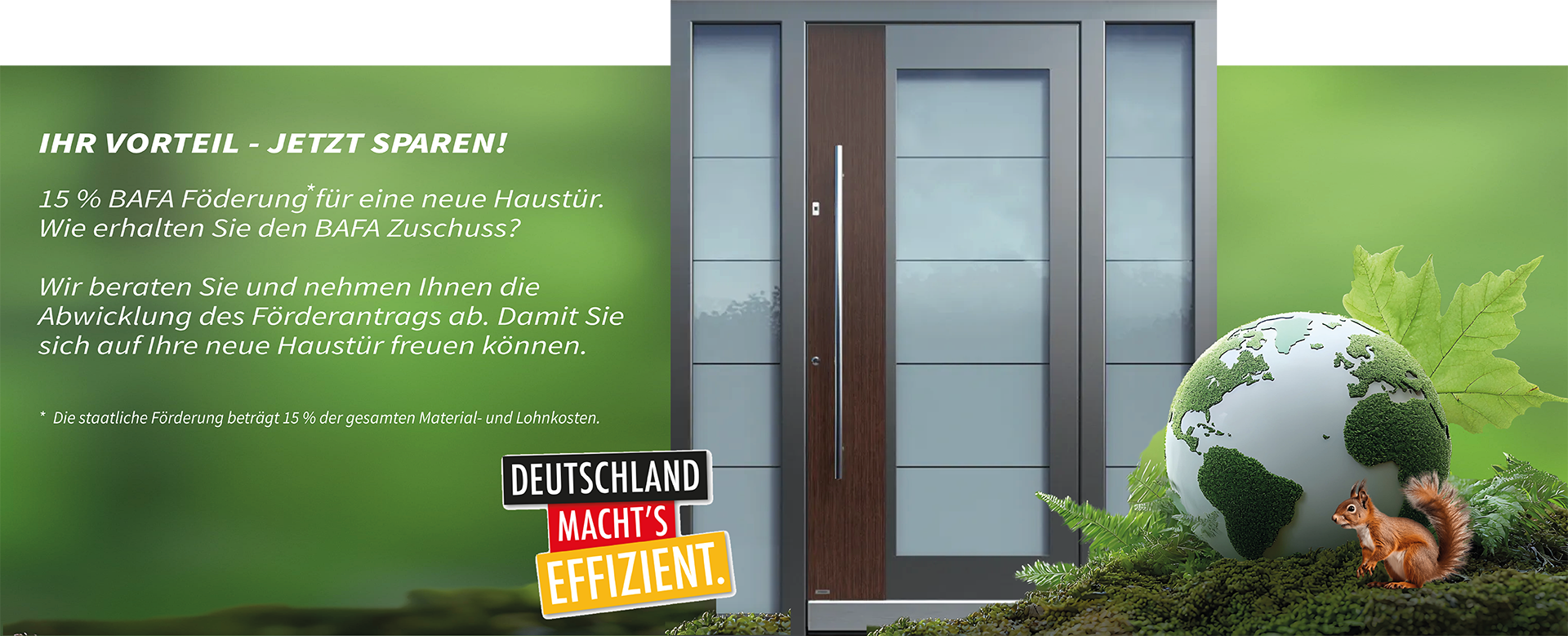 Haustüren und hochwertige Systeme Haustüren Energieeffizient und förderfähig.