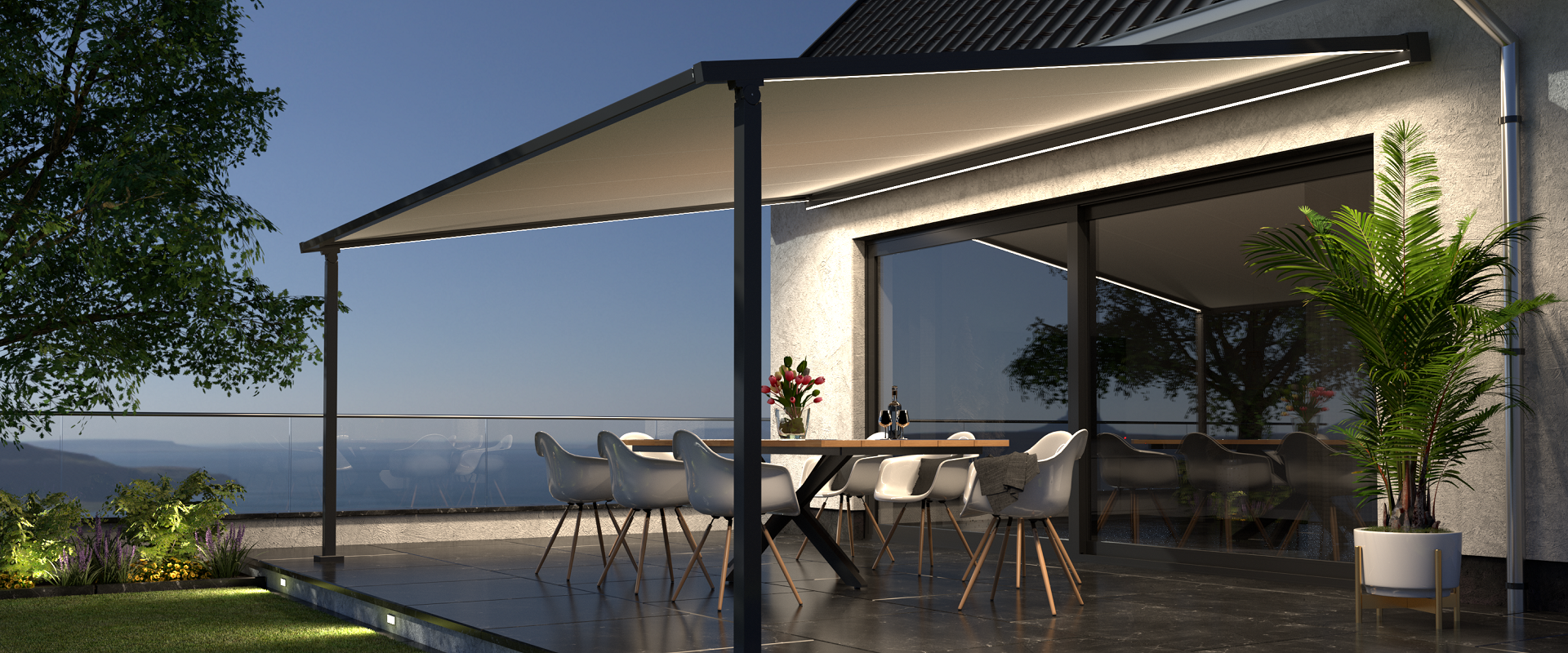 Pergola-Markisen für ein neues Outdoor Living Gefühl.